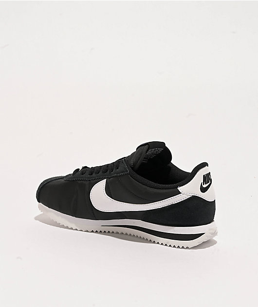 Nike Cortez Textile Black & White Shoes