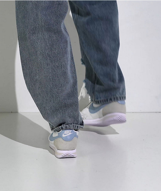 Nike Cortez Textile Light Armory Blue & Summit White Shoes video