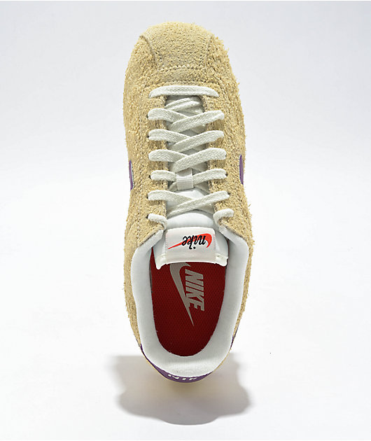 ★NIKE★ Cortez Vintage Suede W Summit White Muslin Gum Medi Nike Cortez Vintage Suede (W) - Summit White / Black-Muslin