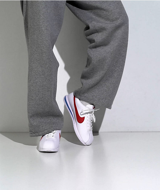 Nike Cortez White, Varsity Blue & Varsity Red Shoes