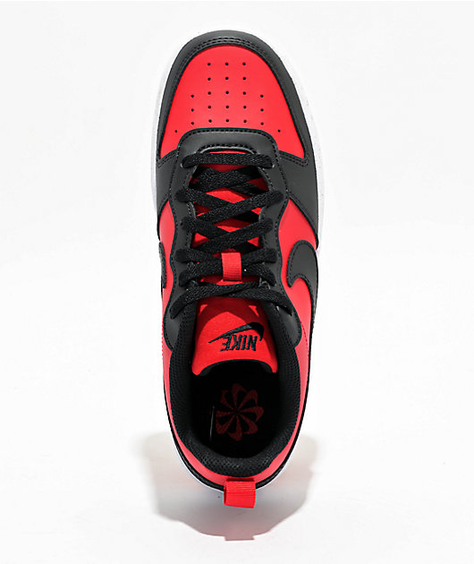 Nike Court Borough Low Recraft Red Black Shoes