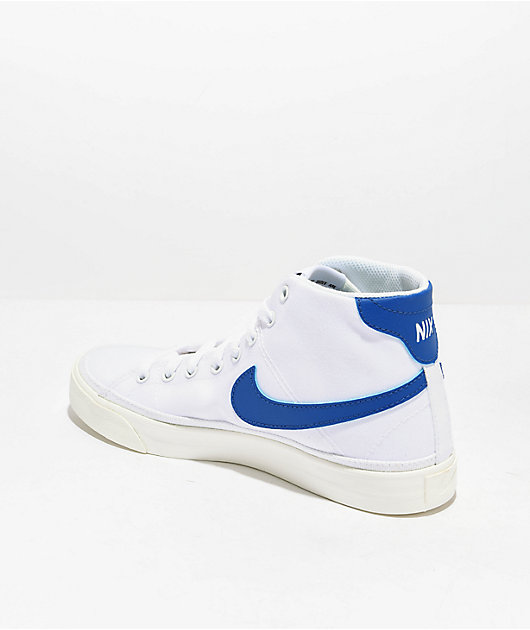 Nike blue canvas top shoes