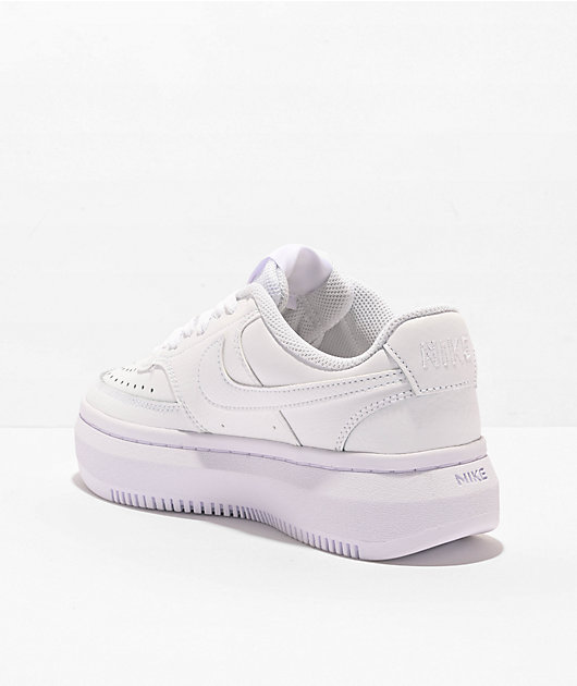 Nike Court Vision Alta White Shoes