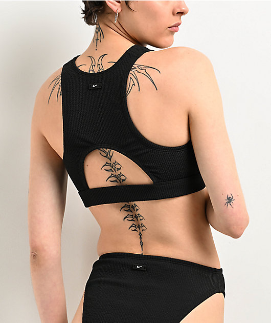 black nike swimsuit top