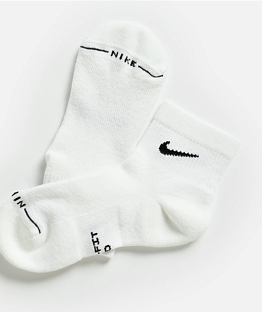 Nike Elevated White 6 Pack Ankle Socks