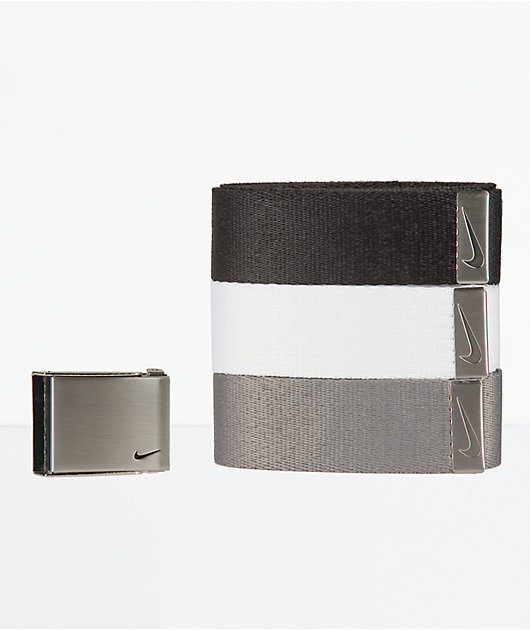 nike web belt 3 pack