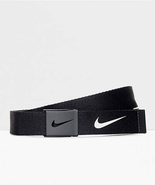 Nike Essentials Black Web Belt