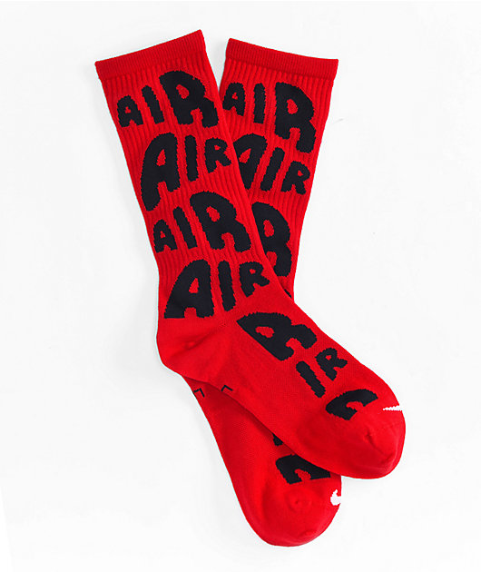 Nike Everyday Essentials Red Crew Socks Zumiez