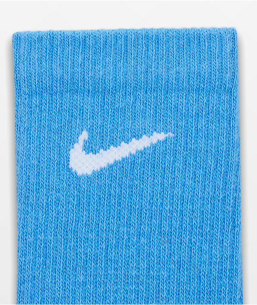 Nike Everyday Plus Cushioned Blue Tint 6 Pack Crew Socks