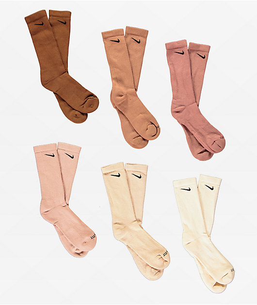 Nike crew socks 6 pack online