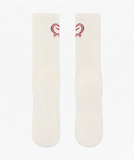Nike Everyday VDay Off White Crew Socks