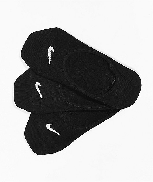 Nike Everyday paquete de 3 calcetines ligeros negros no se