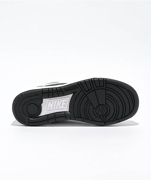 Nike Full Force low Black & White Shoes | Zumiez