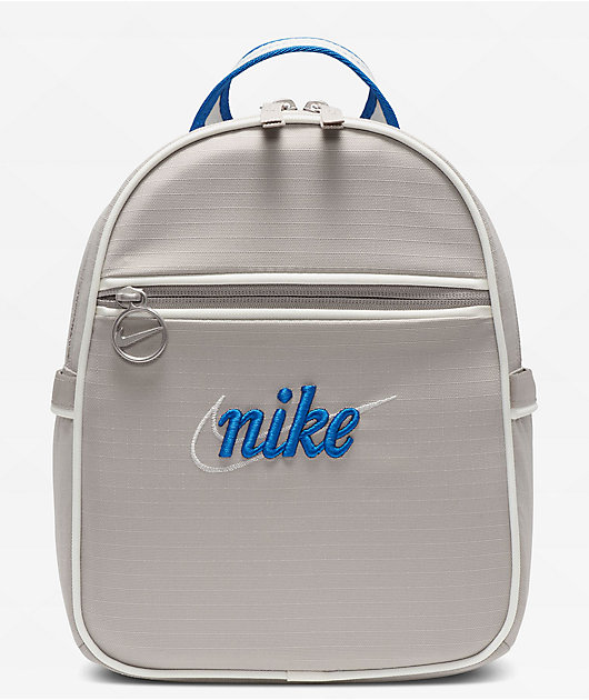 nike backpack gray small Nike Futura Grey Mini Backpack