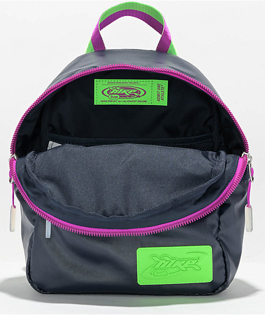 Green mini online backpack