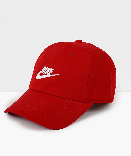 Nike Futura Red Wash Strapback Hat