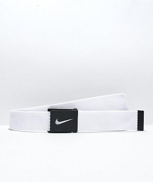 Nike Futura cinturón blanco y negro