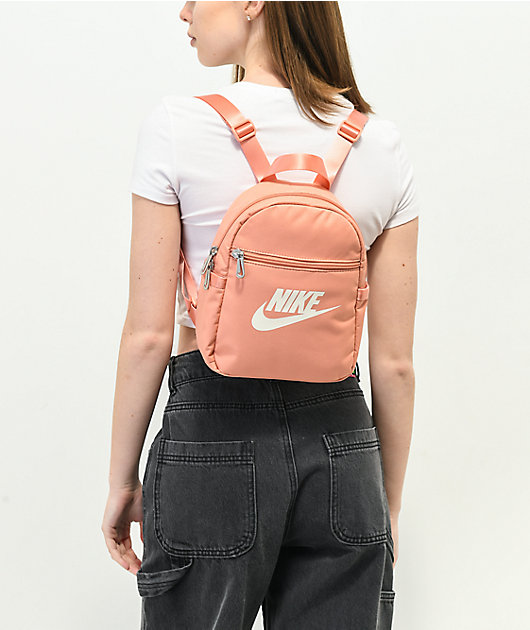 Demostrar igualdad Lógicamente Nike Futura mini mochila rosa pastel