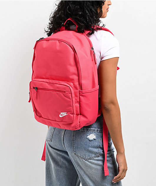 Grey and pink nike backpack clearance