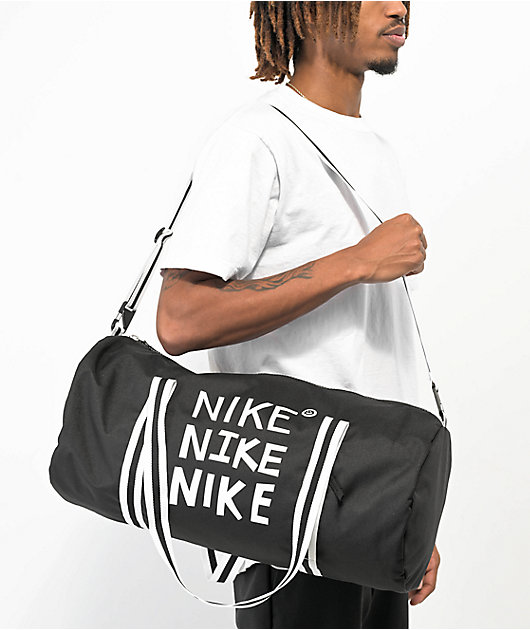 hardop handig Vervullen Nike Heritage Black Duffel Bag