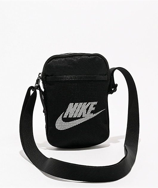 Nike Heritage Black Small Crossbody Bag | Zumiez