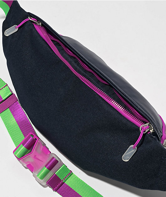 Nike Heritage Festival Green Purple Fanny Pack