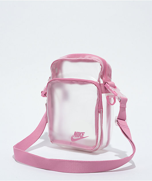 Nike clear crossbody bag store