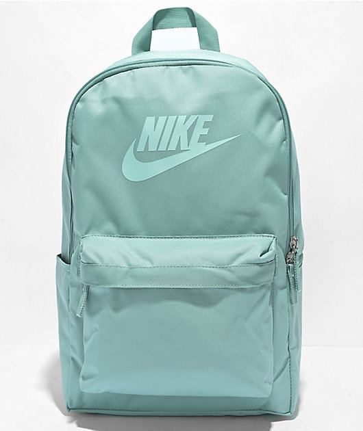 blue and green nike backpack