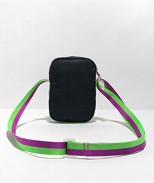 Nike Heritage S Obsidian & Green Crossbody Bag | Zumiez