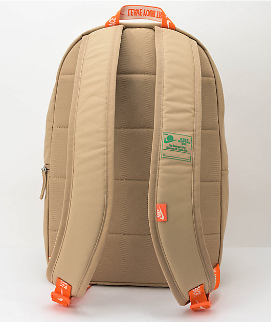 Nike tan backpack store