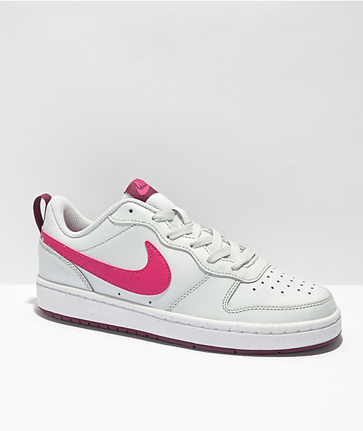 Nike Kids Court Borough Low Pure Platinum Pink Prime