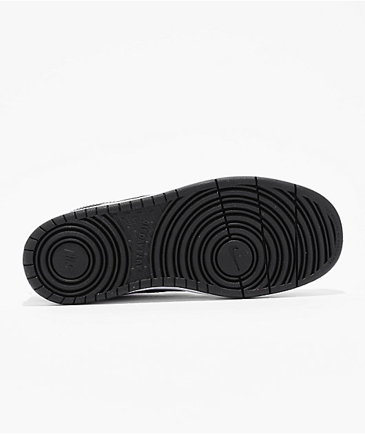Nike Kids Court Borough Low Recraft Black & White Shoes