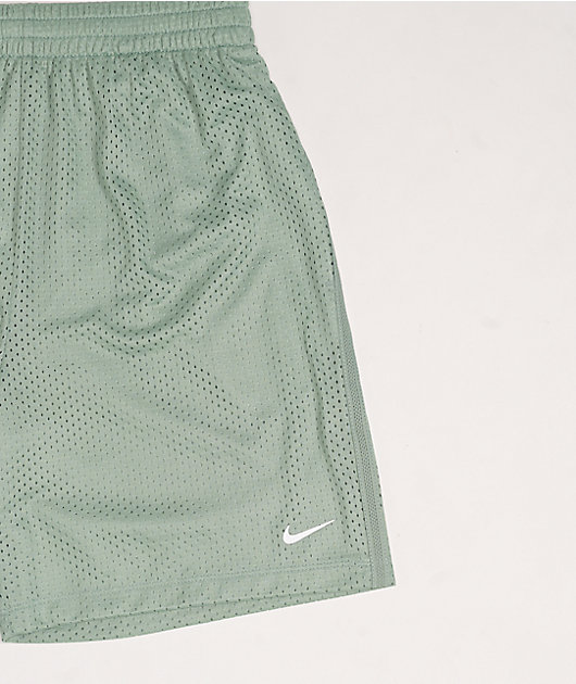 Nike Kids Dri-FIT Green Mesh Shorts