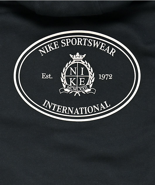 Nike Kids French Terry Black Hoodie