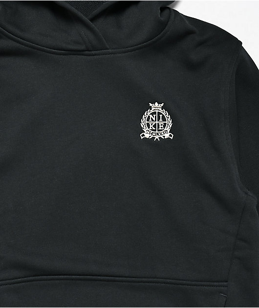 Nike Kids French Terry Black Hoodie