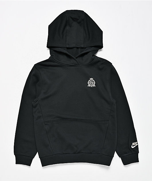Nike Kids French Terry Black Hoodie