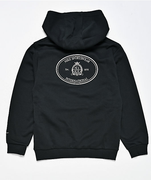Nike Kids French Terry Black Hoodie