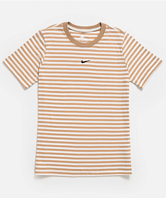 Nike Kids Futura Brown Stripe T-Shirt