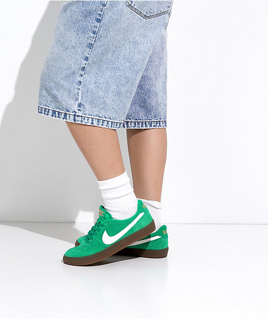 Nike Kids Killshot Green & Gum Shoes video