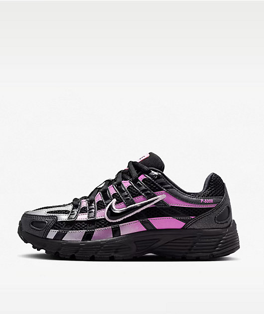 Nike Kids P-6000 SE Black & Pink Shoes