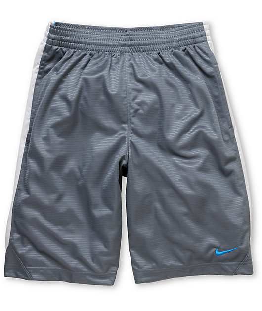 grey nike athletic shorts