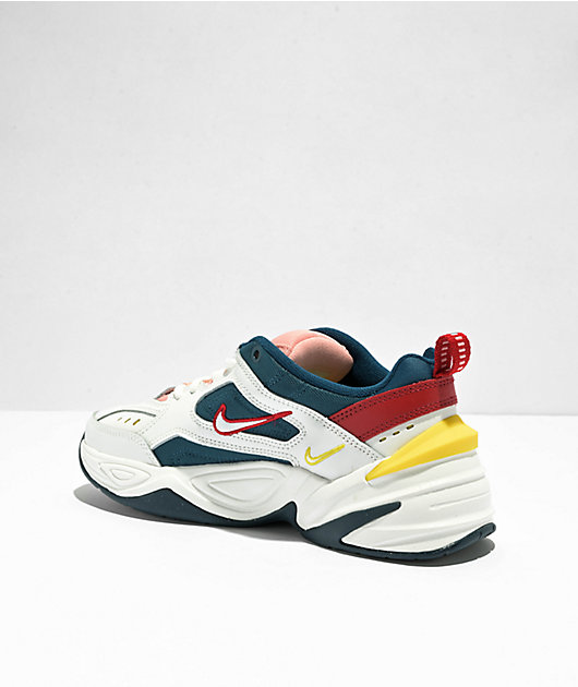 Nike M2K Tekno White u0026 Multicolor Shoes
