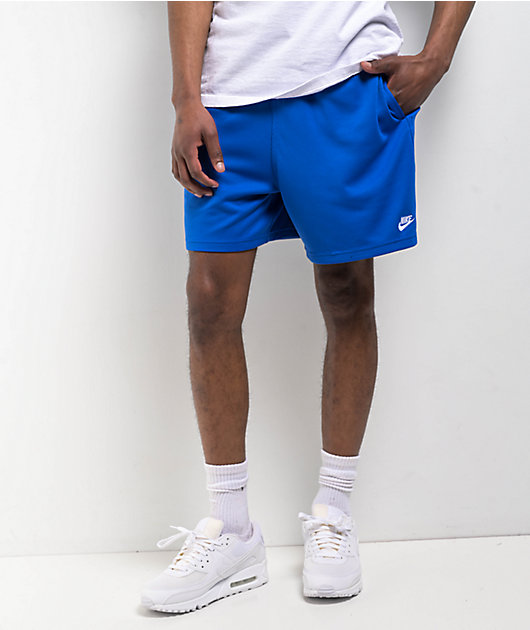Nike Mesh Flow Blue Shorts
