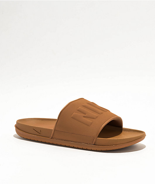 Nike Offcourt British Tan Slide Sandals | Zumiez display picture 1