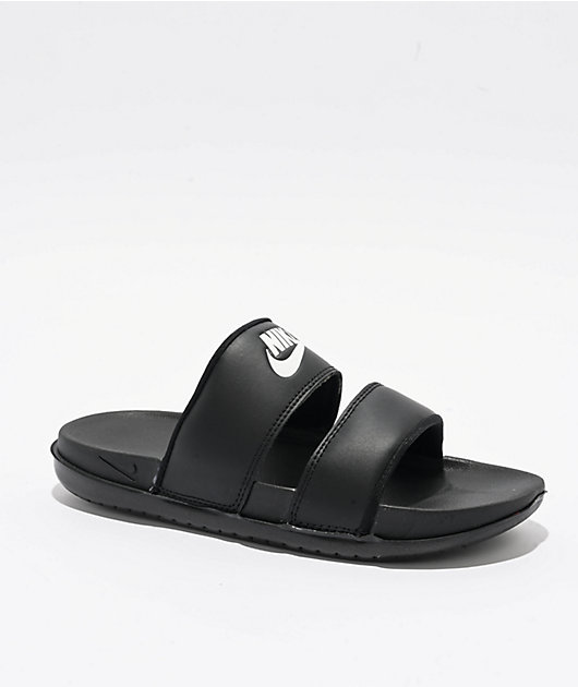 Nike Offcourt Duo Black & White Slide Sandals | Zumiez