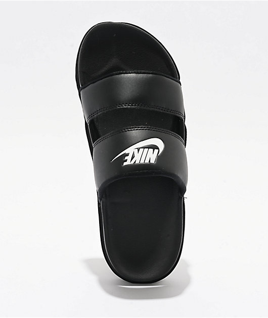 【NIKE】OFFCOURT DUO スライド サンダル Nike Offcourt Duo Black & White Slide Sandals | Zumiez