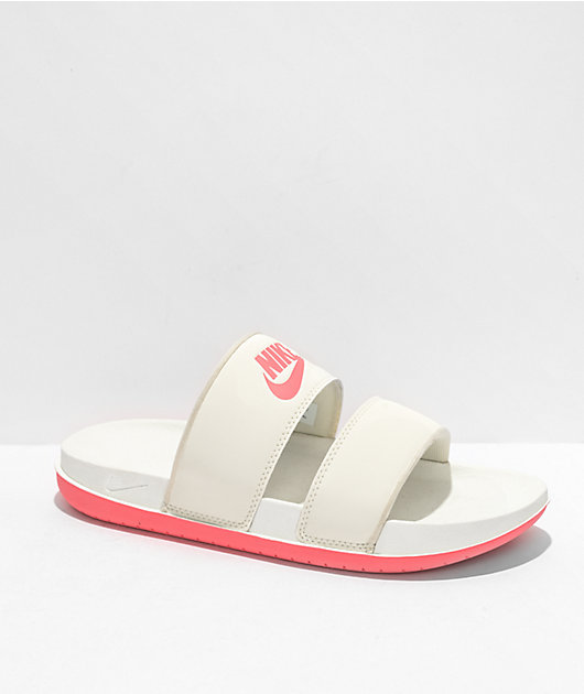 Nike Offcourt Duo Sail Pink Slide Sandals Zumiez