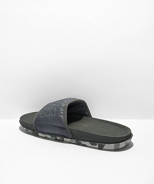 Nike Offcourt Iron Grey Particle Slide Sandals Zumiez