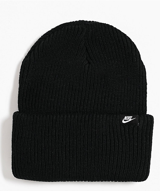 Nike Peak Black Beanie | Zumiez