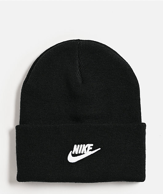 Nike Peak Black Beanie | Zumiez